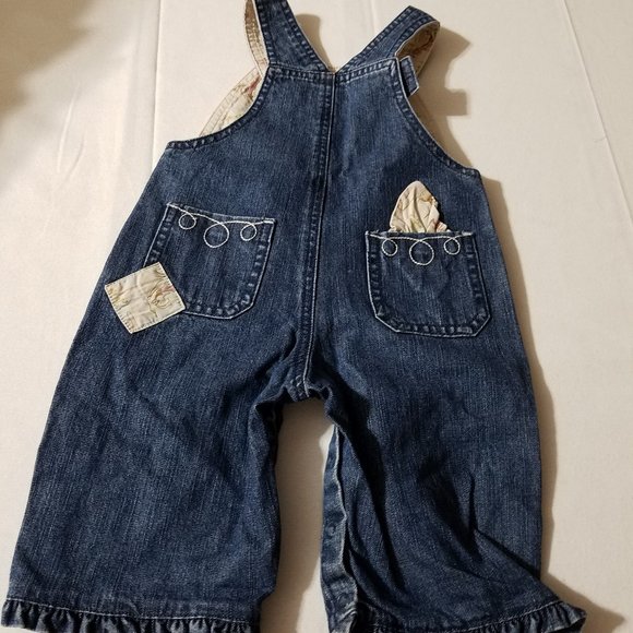 Gymboree Home On The Range Vintage 3-6 month Overalls Used in Great shape! - Picture 3 of 5